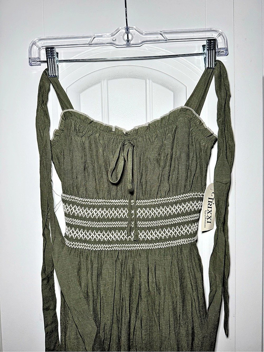 Trixxi Women's Maxi Dress in Green Size XS NWT